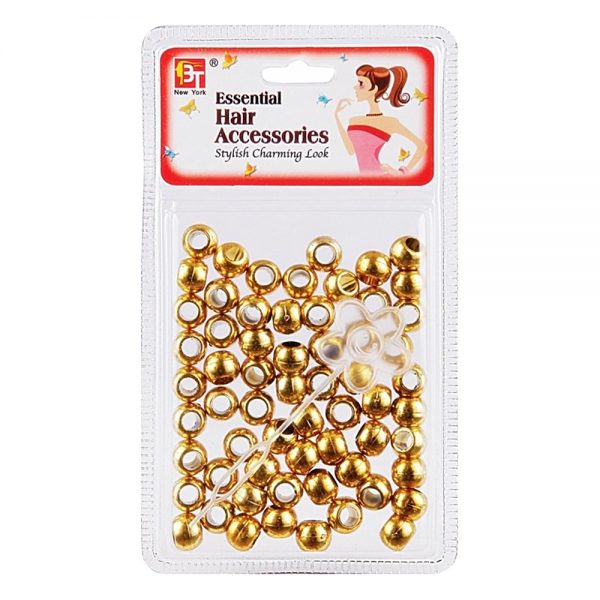 Joy Round Plastic Beads Large Size 50ct White Color