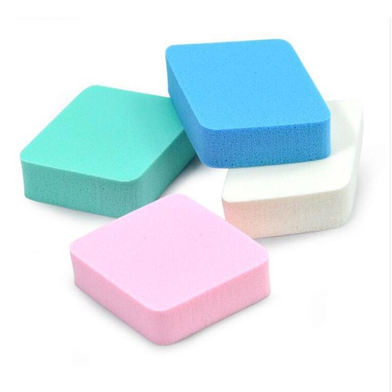 DIAMOND MULTI COLOR DIAMOND MAKEUP SPONGE - 4 PCS