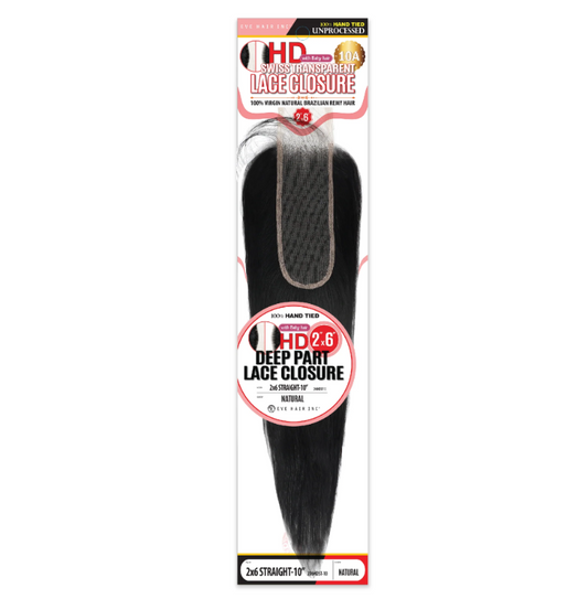 Eve HD Swiss Closure 2X6" Straight
