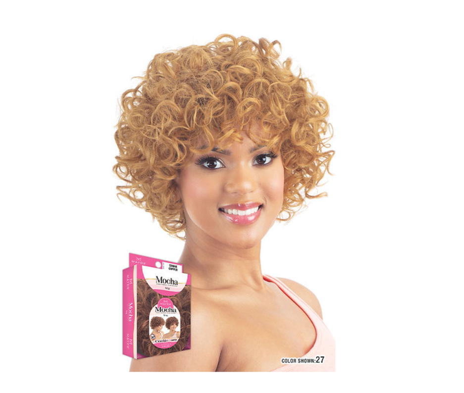 Mayde Beauty Mocha Human Hair Blend Wig - Cookie