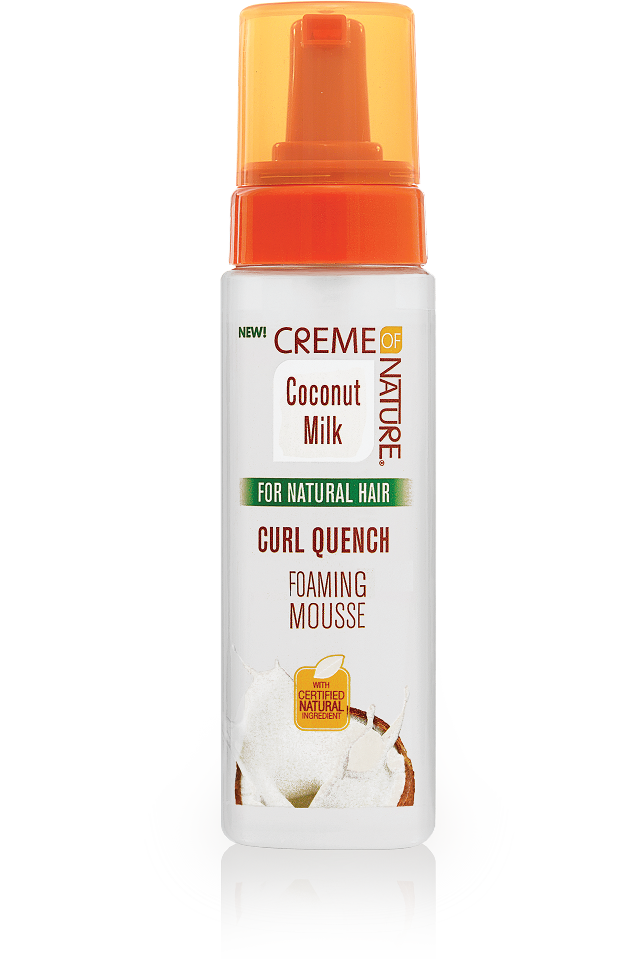 CREME OF NATURE COCONUT MILK CURL QUENCH FOAMING MOUSSE
