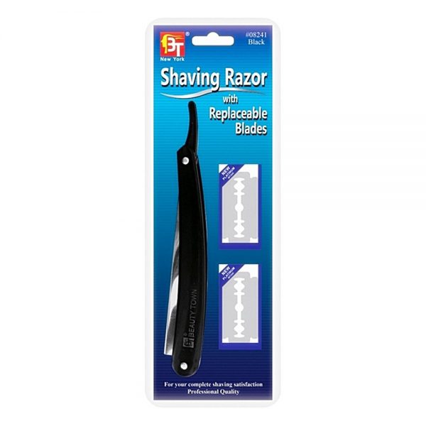 Shaving Straight Razor with Replacement Blades