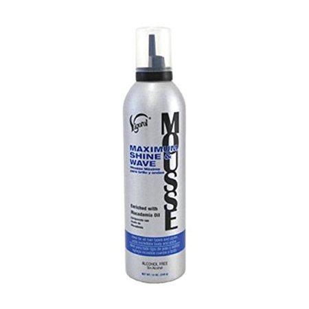 Vigorol Maximum Shine & Wave Mousse 12 oz (1)