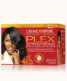 CREME OF NATURE ARGAN OIL PLEX RELAXER REG