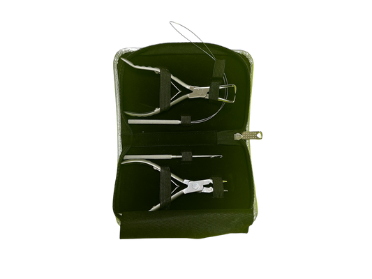 Silver Hair Extension Tool Kit - 4pcs
