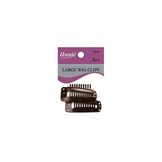 Annie Wig Clips Brown - Large