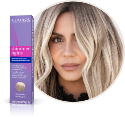 Shimmer Lights Permanent Cream Toner - Platinum Ice