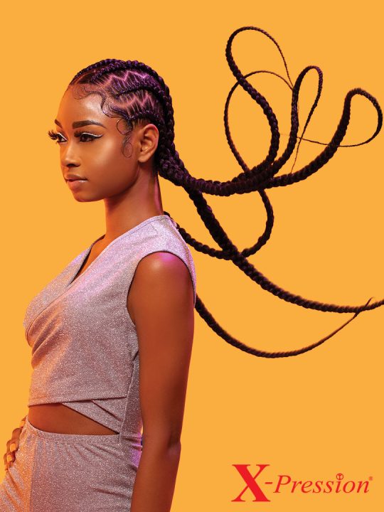 Sensationnel 3X X-pression Pre-Stretched Braid 58" (29" folded)