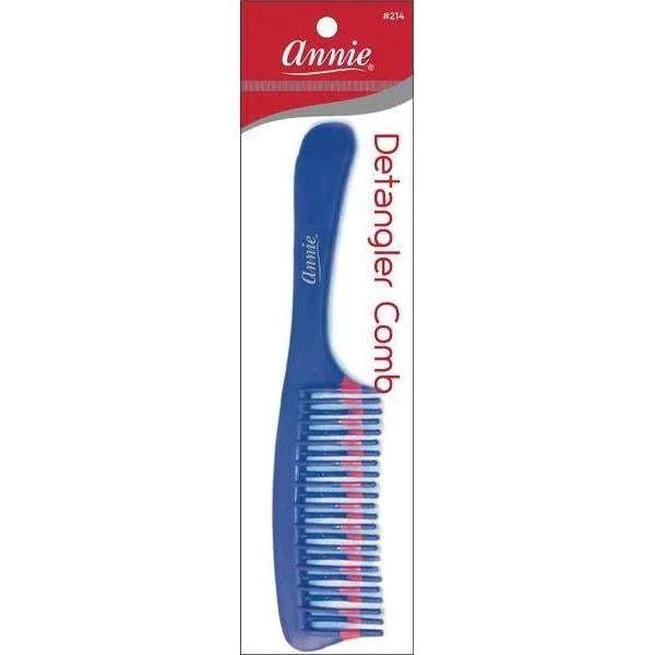 Annie Detangler Comb Asst Color Two Tone Black
