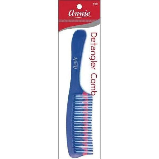 Annie Detangler Comb Asst Color Two Tone Black