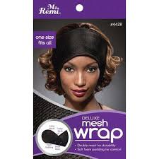 Ms Remi Deluxe Soft Mesh Wrap - Black